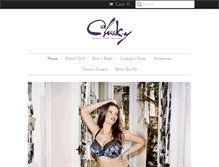 Tablet Screenshot of cheekyintimateapparel.com